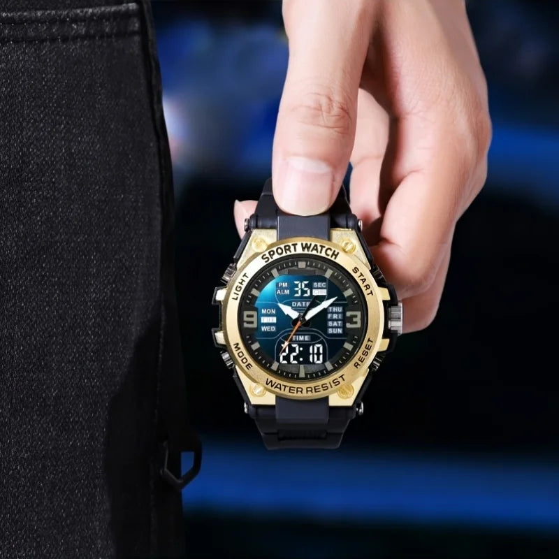 Relógio Digital Masculino para Aventura ao Ar Livre