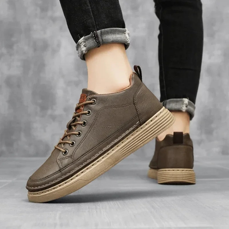 Sapato Casual Masculino Democrata,Sapato Casual Masculino Couro-Melanio