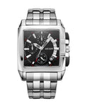 Relógio de Luxo Masculino Megir em Aço Inoxidável