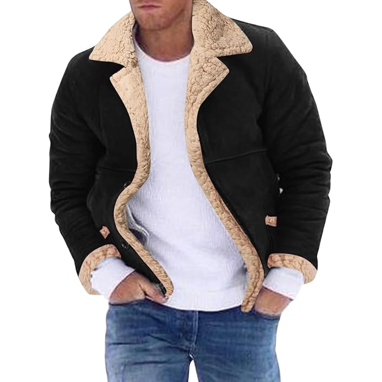 Jaqueta Masculina Lã Elegante