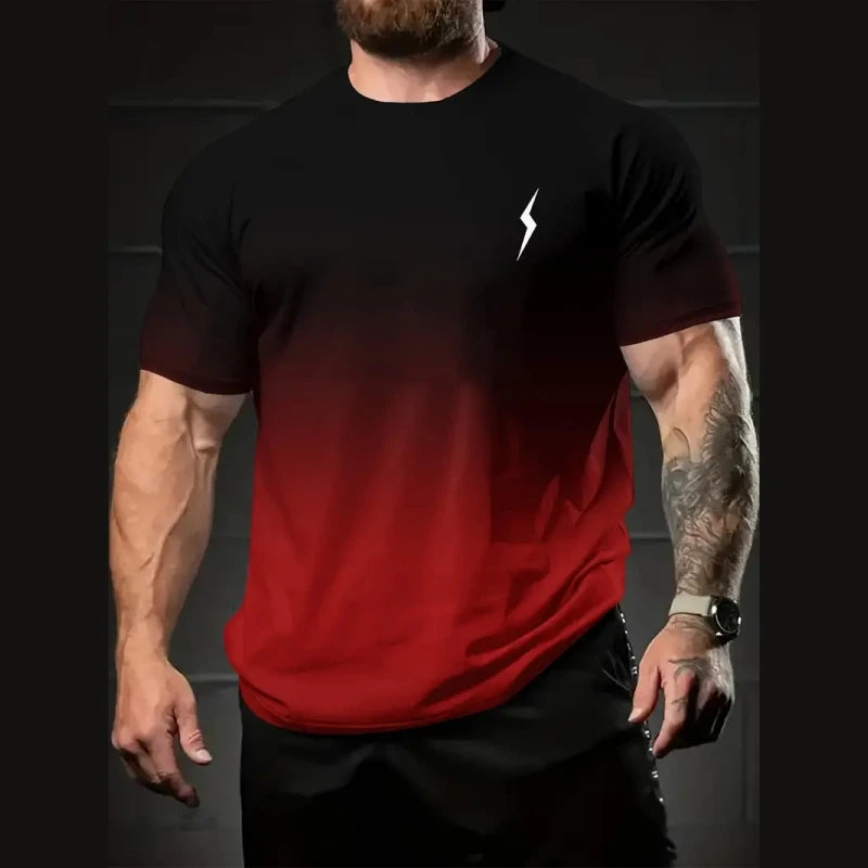 Camiseta Masculina Gradiente Relâmpago