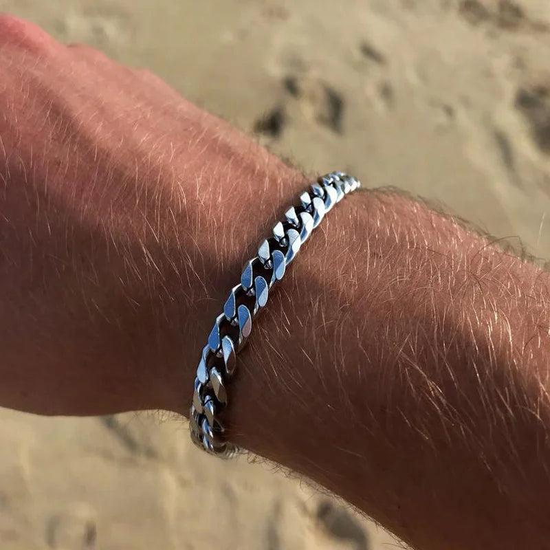 Pulseira Corrente,Corrente e Pulseira de Prata-Loja Melanio
