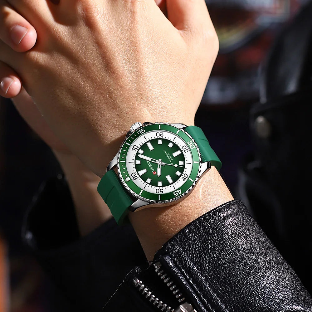 Relógio Masculino Curren 44mm Quartzo Esporte à Prova D'Água