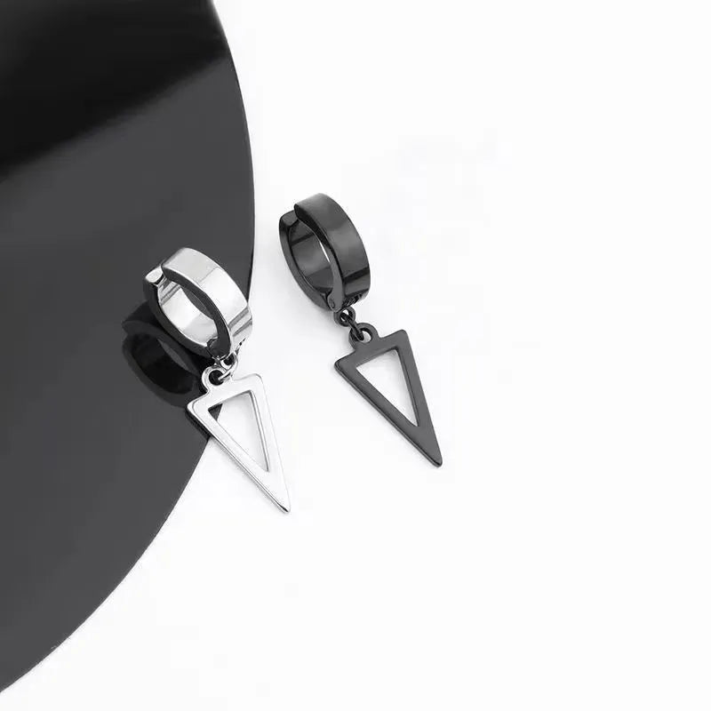 Brinco de Argola Huggie sem Piercing em Aço Inoxidável