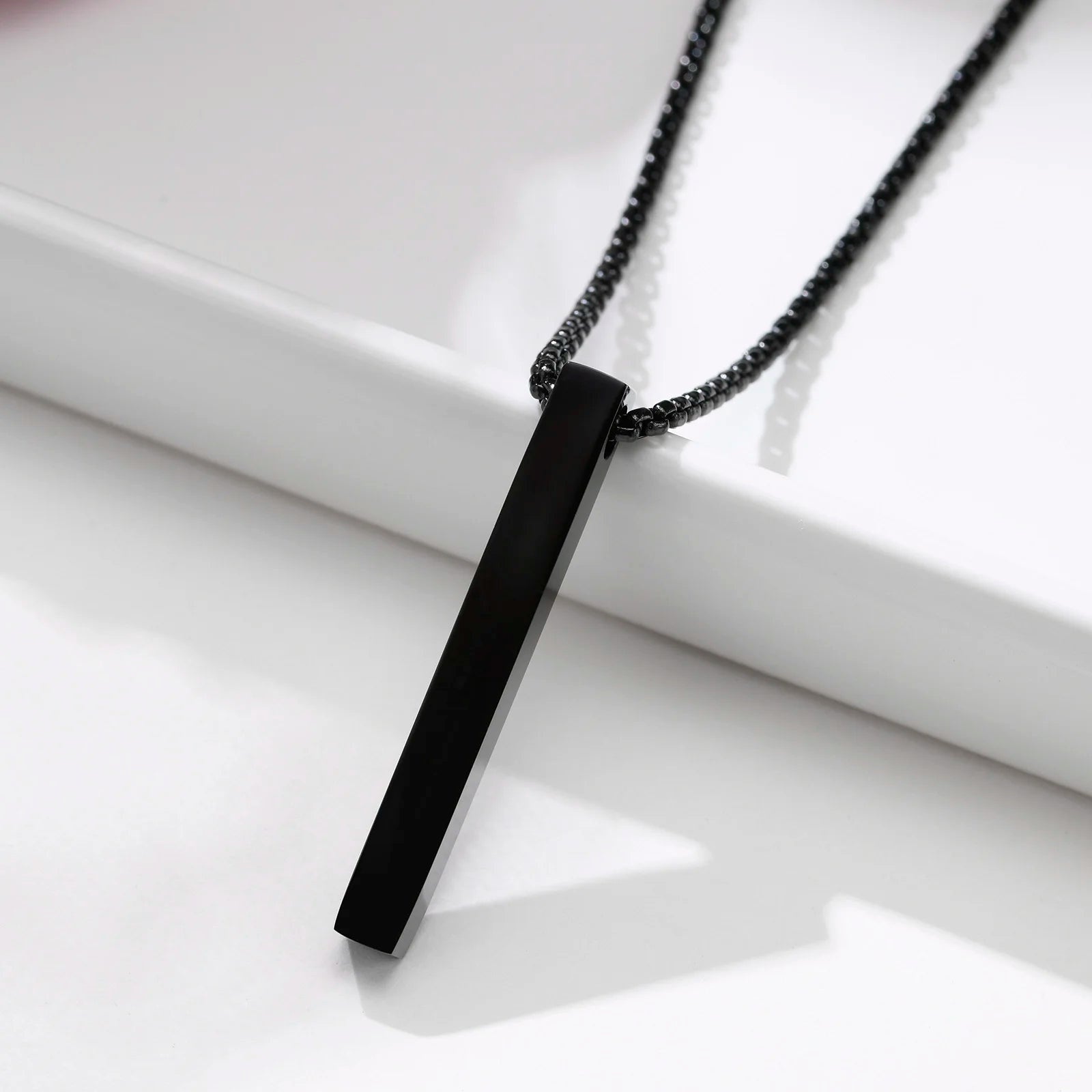 Colar Pingente Masculino em Aço Inoxidável-Loja Melanio