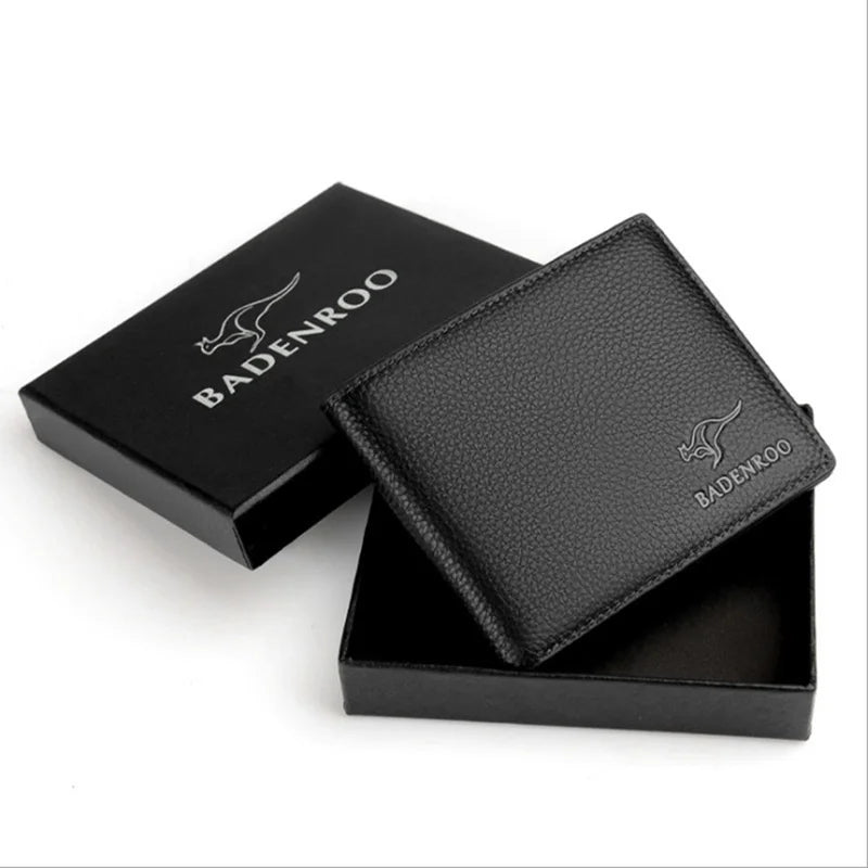 Carteira Masculina de Couro Genuíno - Elegância e Praticidade