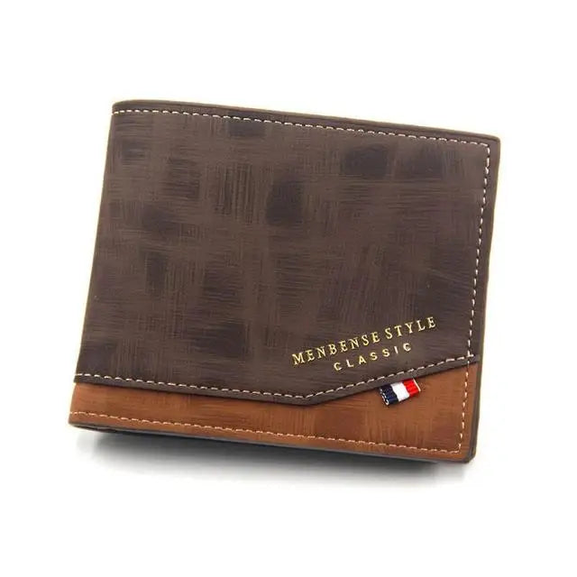 Carteira Masculina de Couro PU Elegante e Funcional