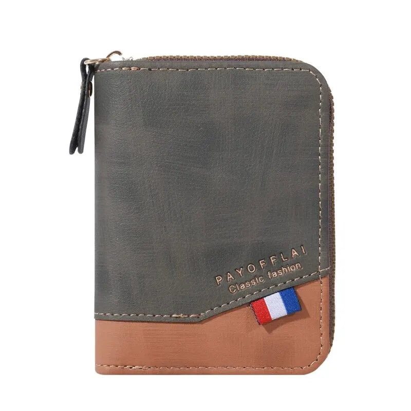 Carteira Multifuncional de Couro PU com Grande Capacidade
