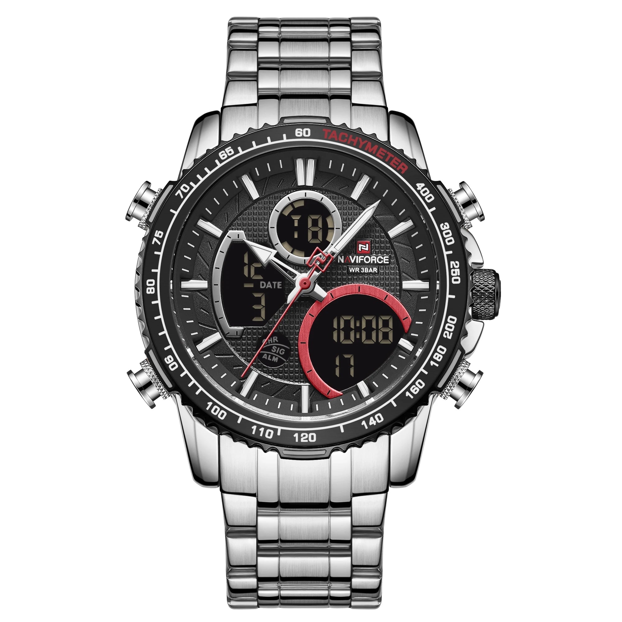 Relógio Masculino Naviforce Cronógrafo Luxo