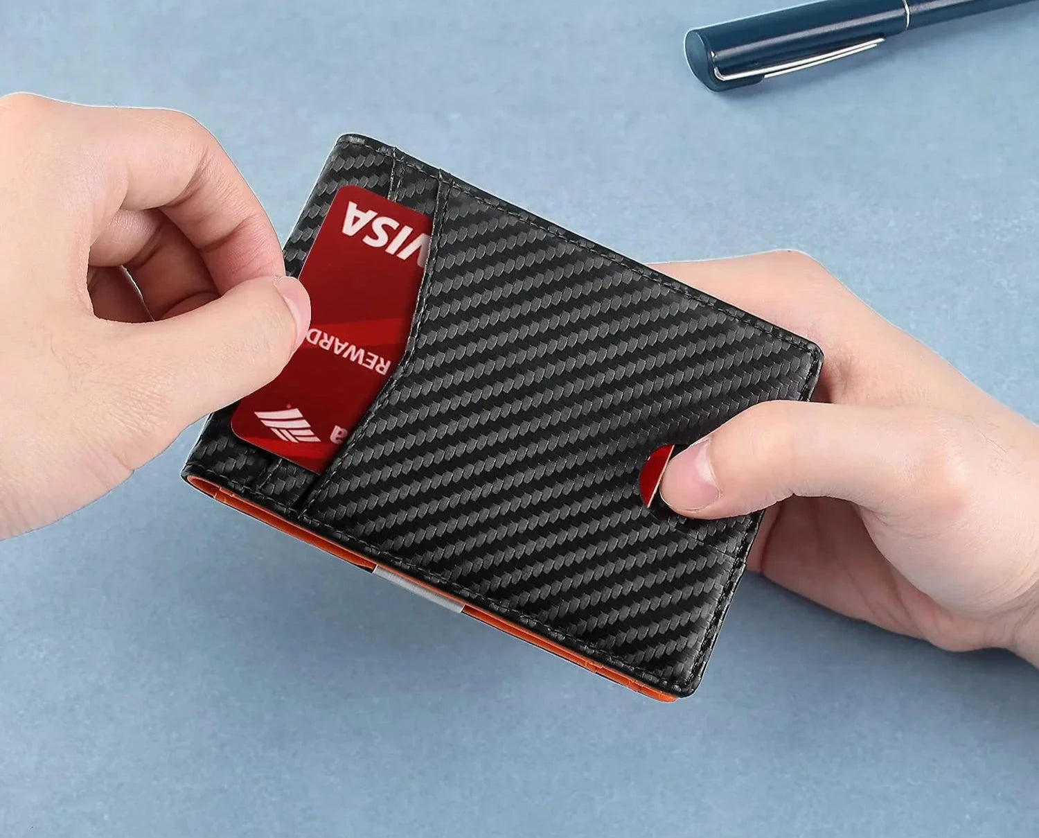 Carteira de Cartão Masculina-Loja Melanio