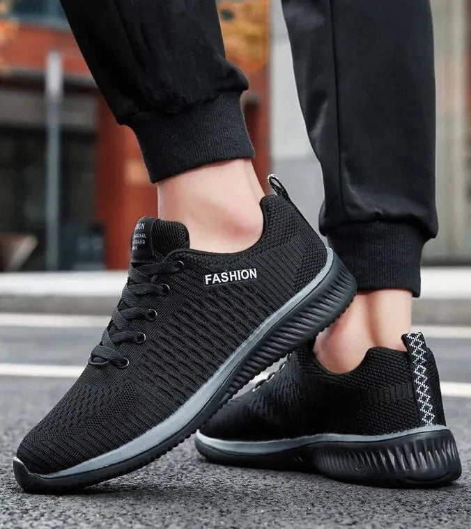 Tênis de Corrida Masculino Preto-Exado