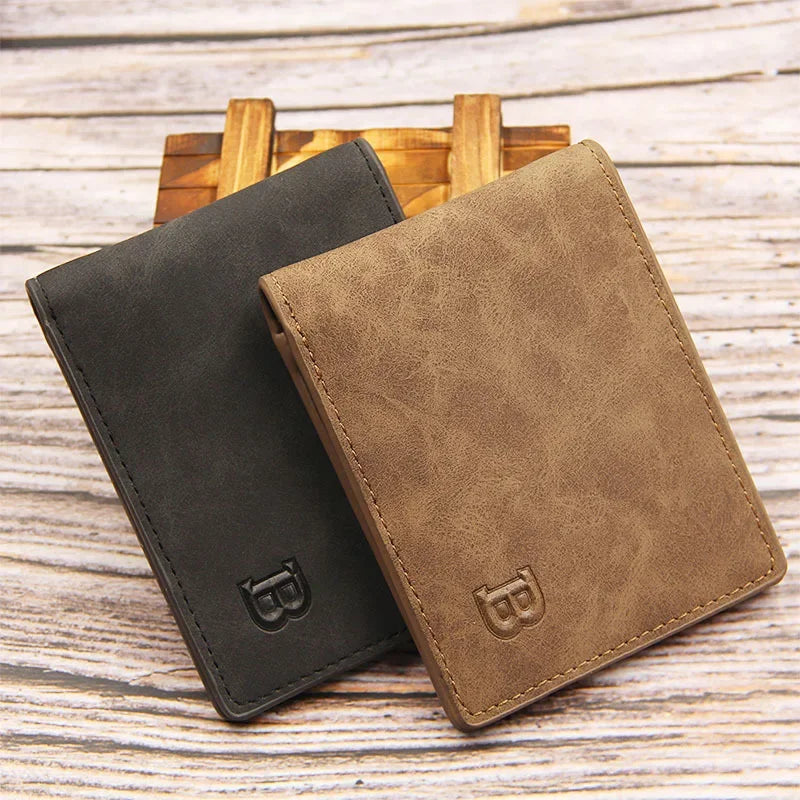 Carteira Masculina Slim com Porta Moedas e Zíper