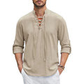 Camisa  Masculina Pirata Cáqui- Melanio
