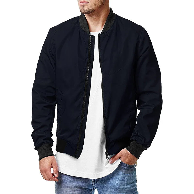 Jaqueta Masculina Casual Gola Beisebol