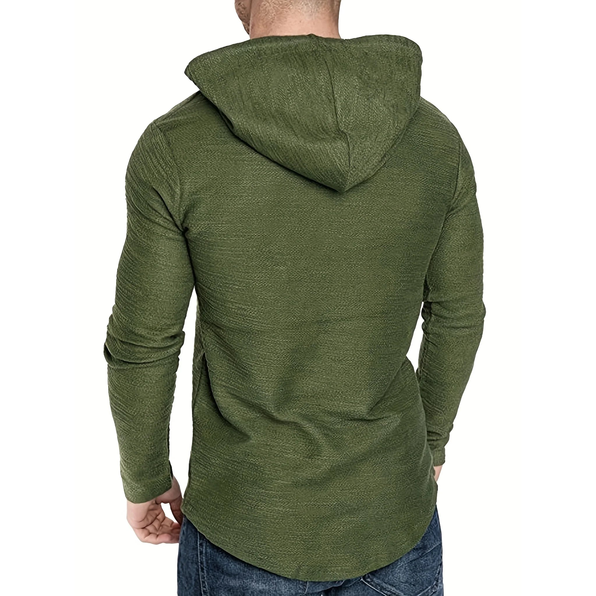 Casaco Moletom com Capuz Streetwear