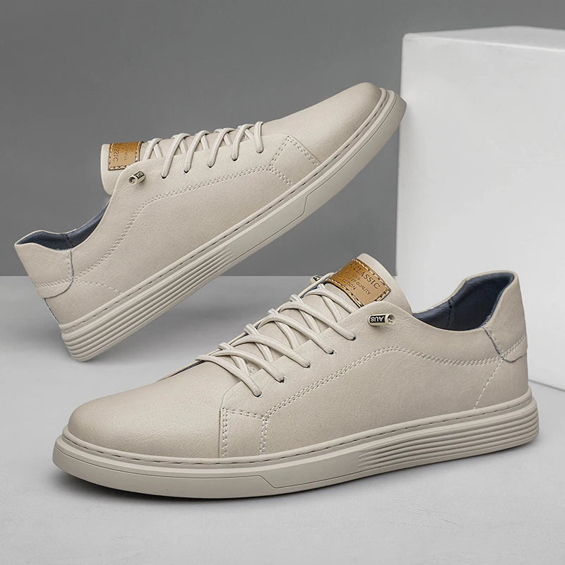 Sapato Casual Masculino Couro,sapato Casual Loafer Masculino-Melanio