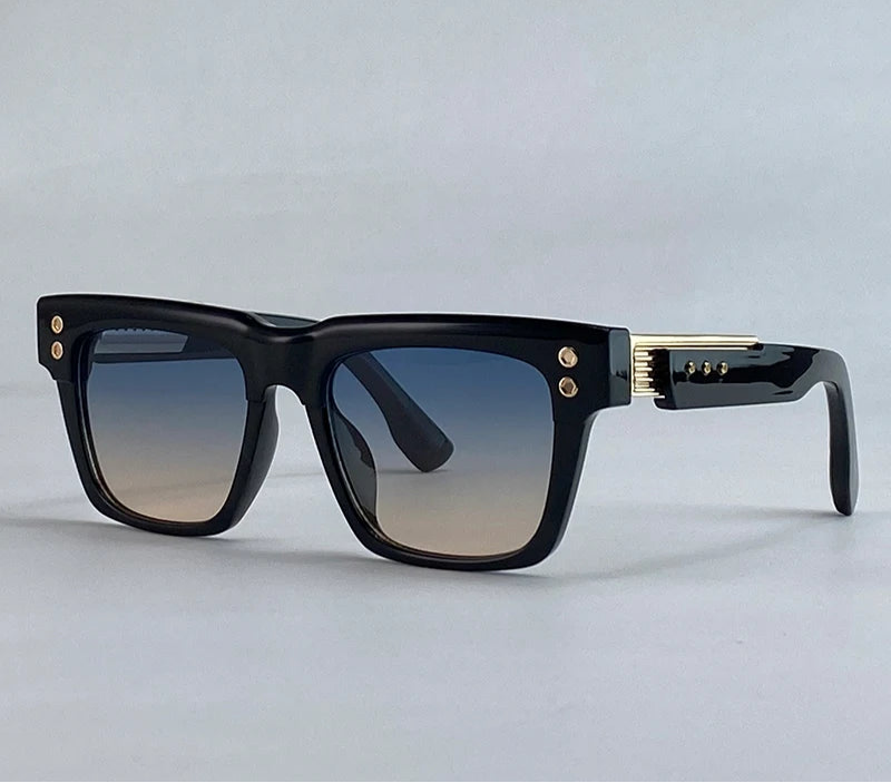 Óculos de Sol Quadrados Steampunk Masculino UV400