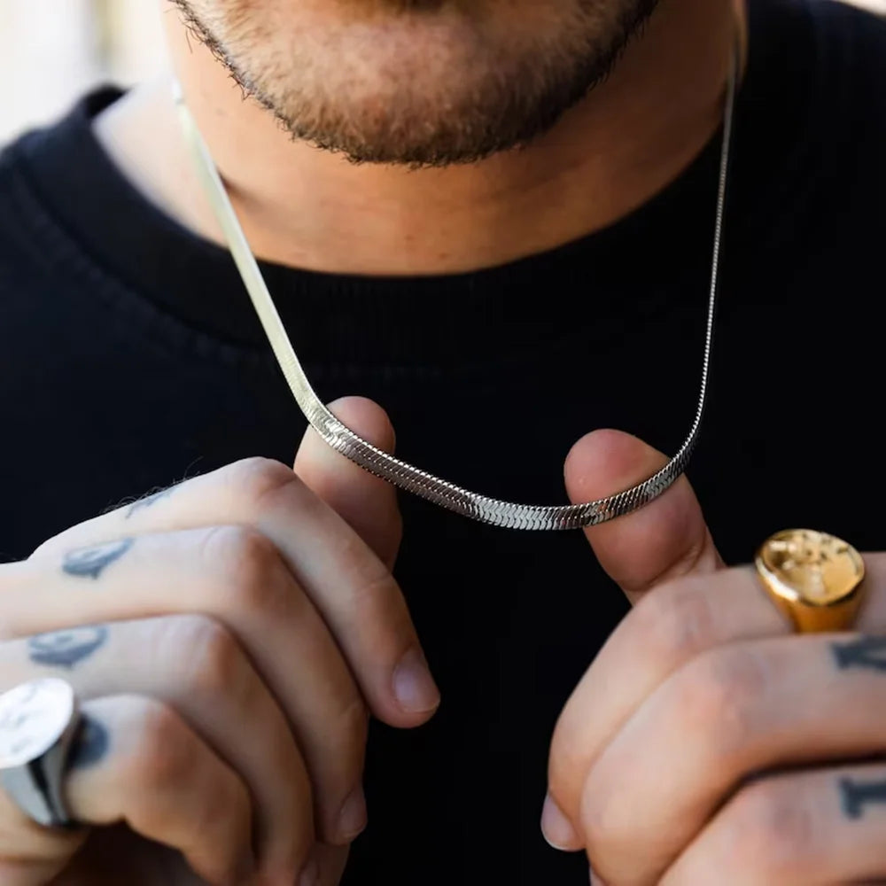 Colar Masculino Estiloso-Loja Melanio