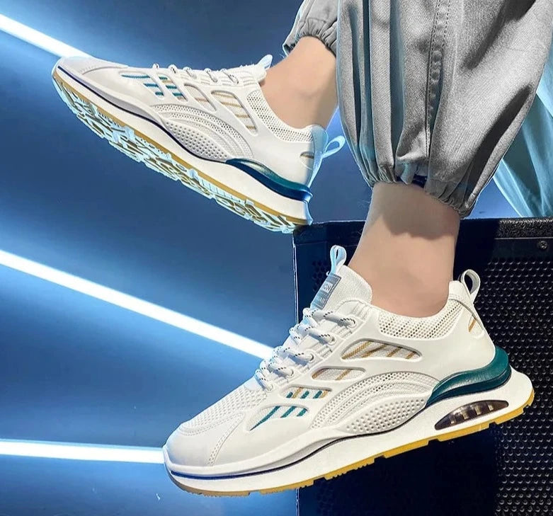 Tenis Leve e Confortavel Masculino,Tênis Respirável e Leve Para Conforto-Melanio