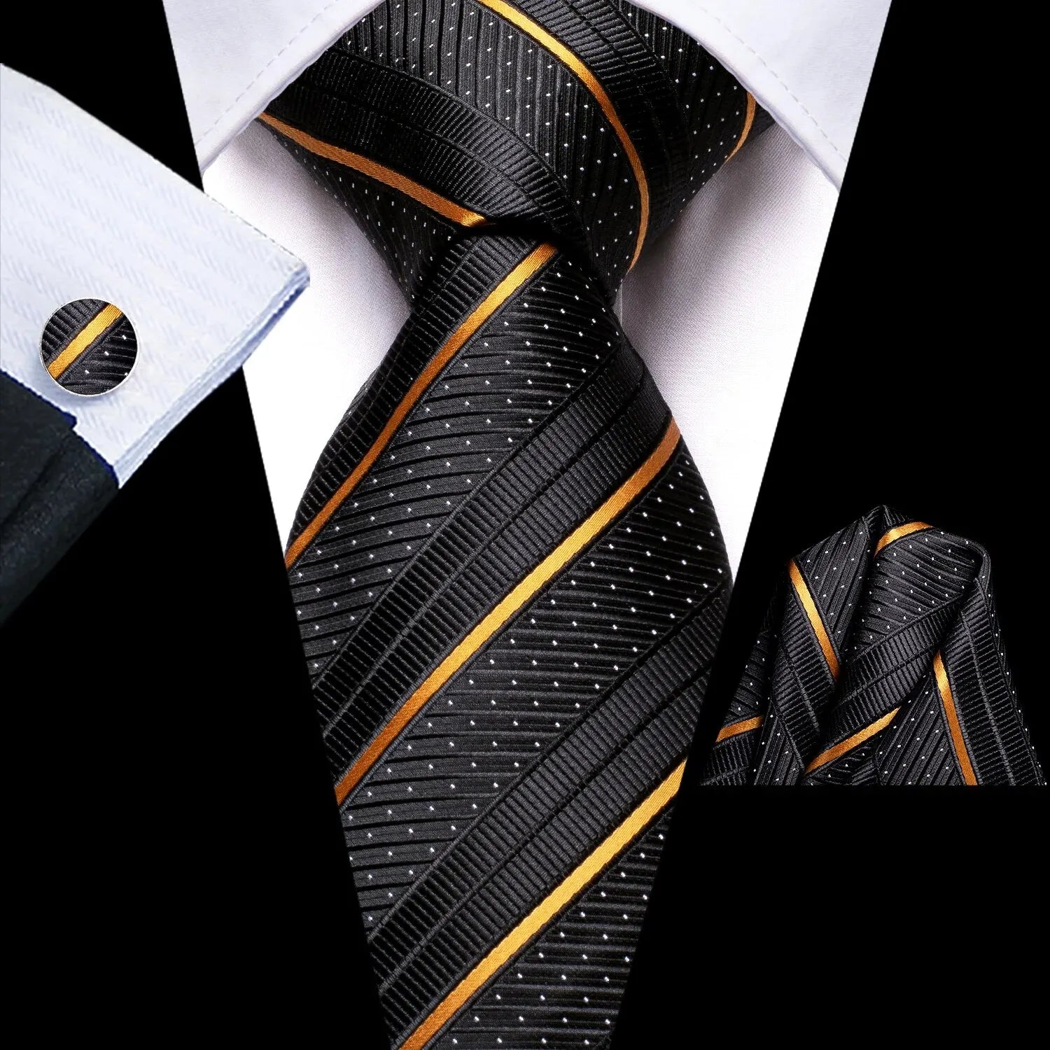 Conjunto Luxo Gravata Listrada