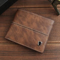 Carteira Masculina PU Slim Design