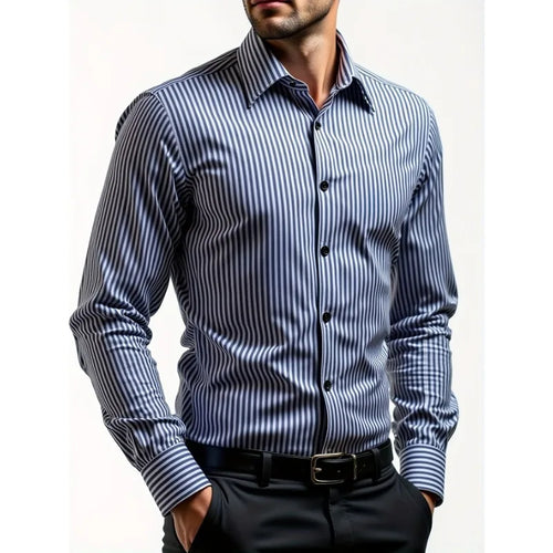 Camisa Listrada Masculina Inteligente