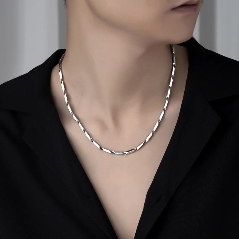 Corrente Elo Quadrado,Corrente Masculina-Loja Melanio