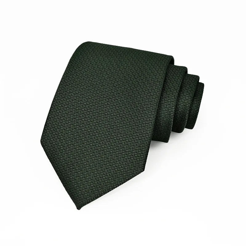 8cm de largura cor sólida escuro listrado pescoço gravatas para homens na moda senhores formal marrom vinho gravata festa de casamento terno smoking cravat