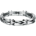 Pulseira Losango de Dois Tons-Loja Melanio