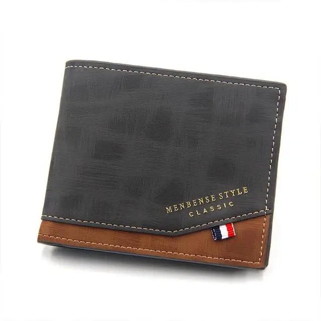 Carteira Masculina de Couro PU Elegante e Funcional