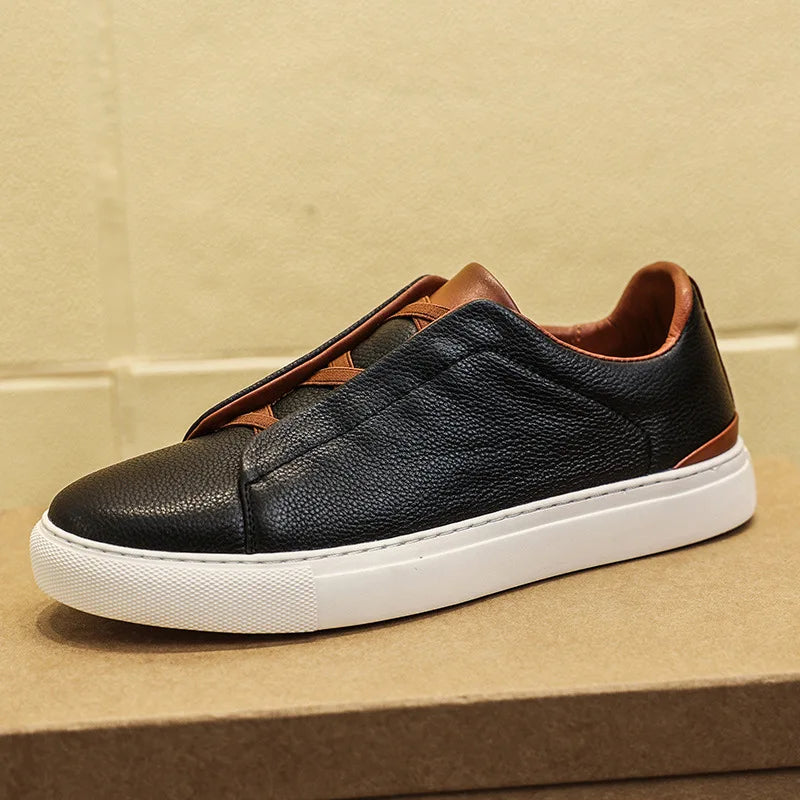 Tenis Puma Masculino Casual Couro,Tênis Casual Masculino em Couro-Melanio