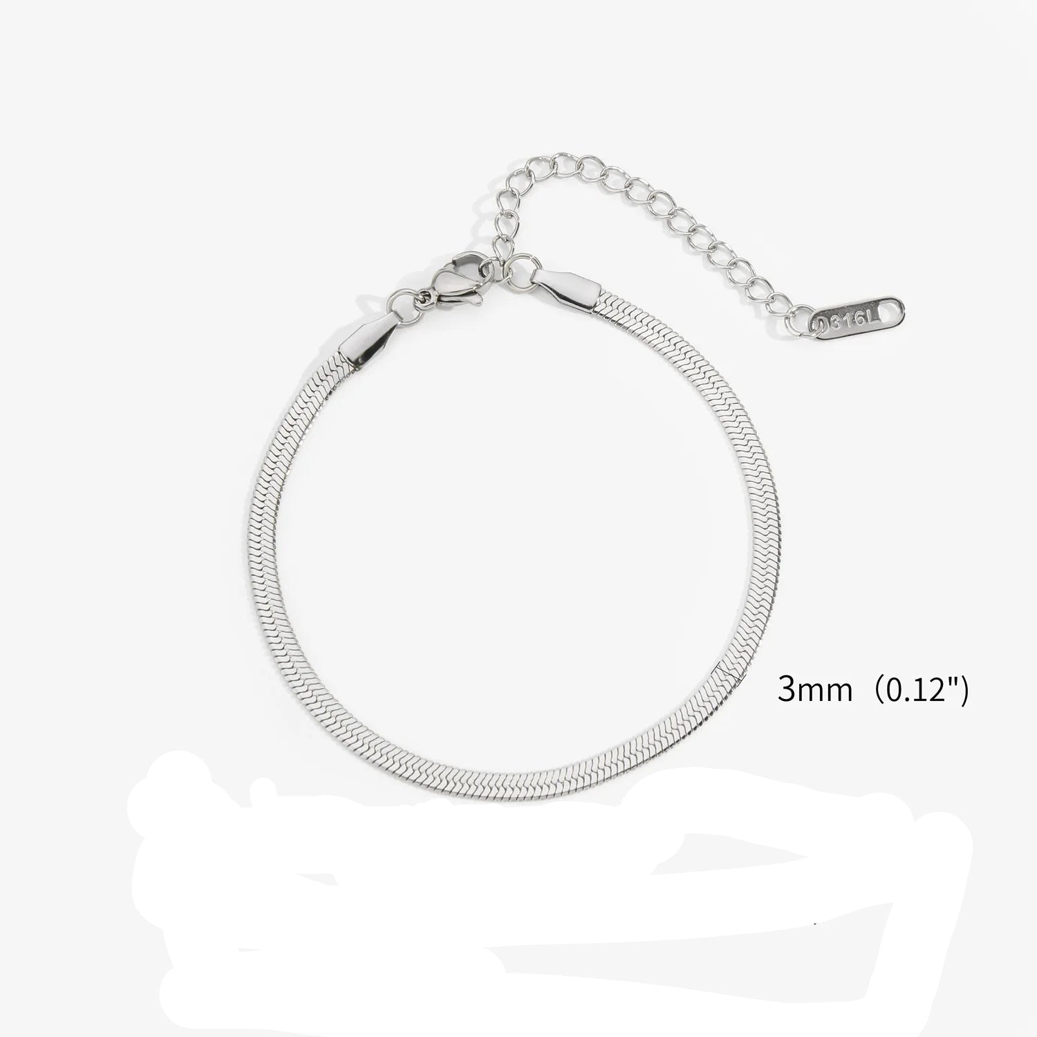 Pulseira Cobra Dourada de Aço Inoxidável