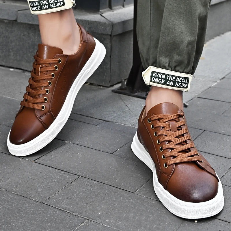 Sapato Casual Masculino Marrom- Melanio