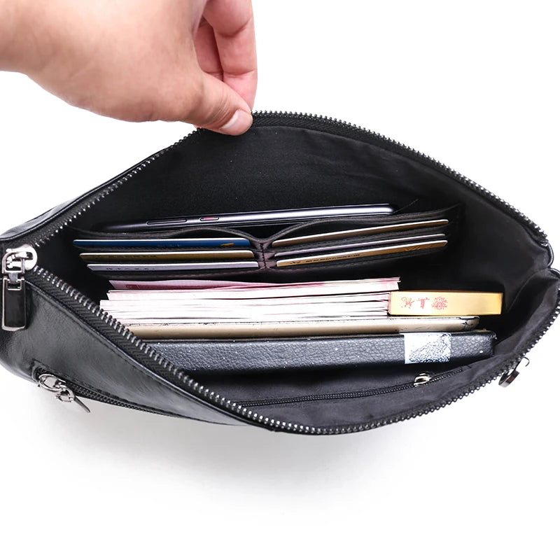 Bolsa de Couro Masculina Elegante e Funcional