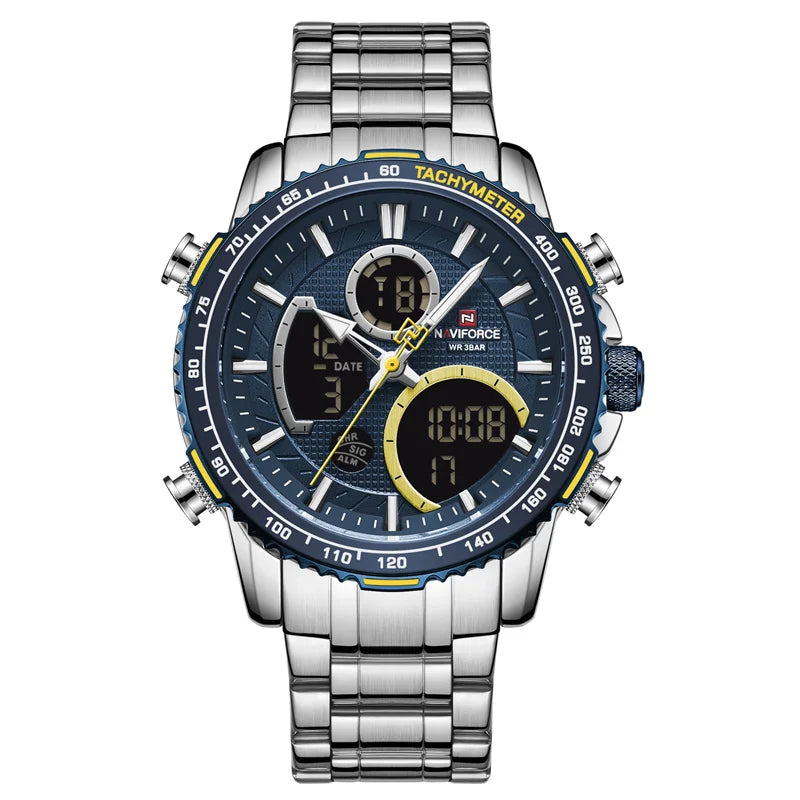 Relógio Masculino Naviforce Cronógrafo Luxo