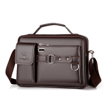 Bolsa De Ombro Masculina Marrom-Melanio