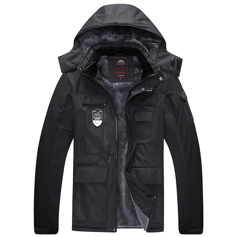 Jaqueta Masculina Impermeável com Capuz - Estilo e Proteção
