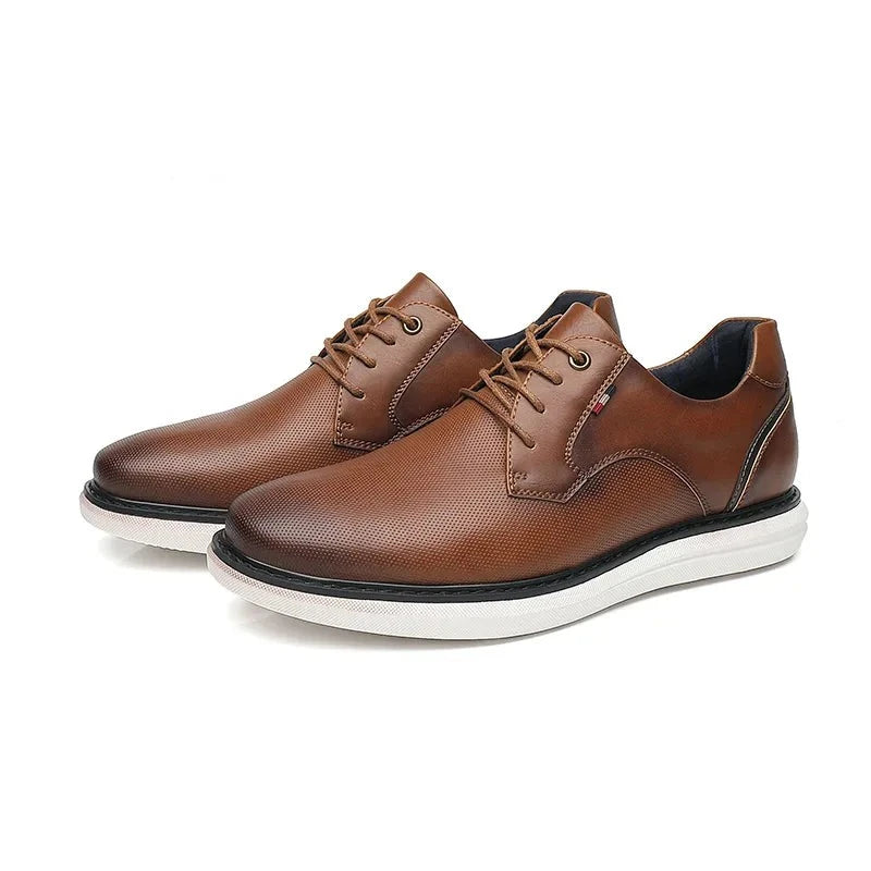 Sapato Social Masculino Couro Confortável,Sapato Masculino Rafarillo Conforto-Melanio