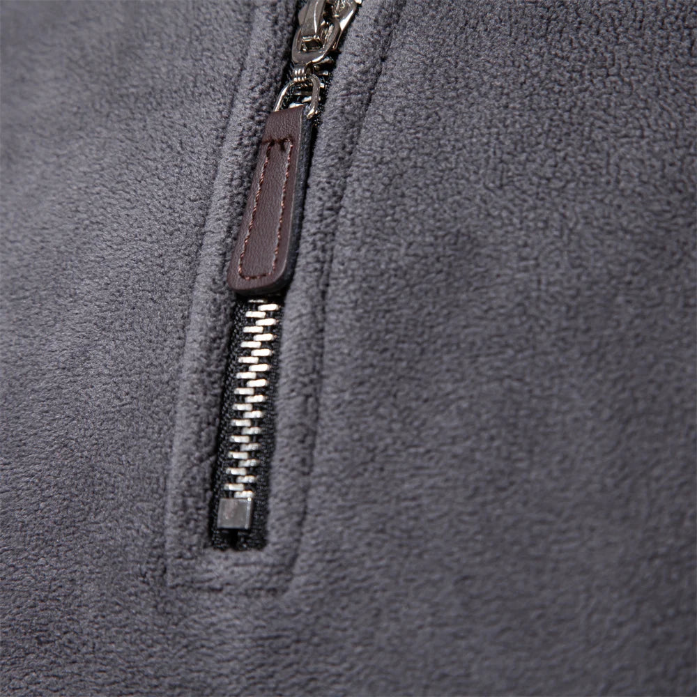 Jaqueta de Lã Masculina com Zíper AIOPESON