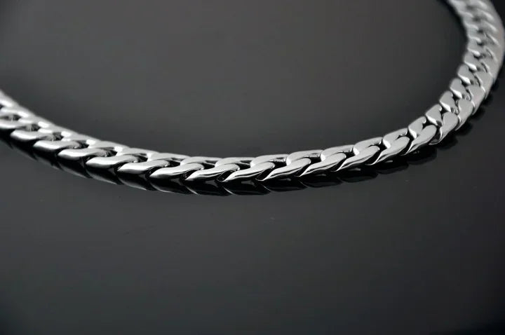Colar Masculino Aço Inoxidável Elegante