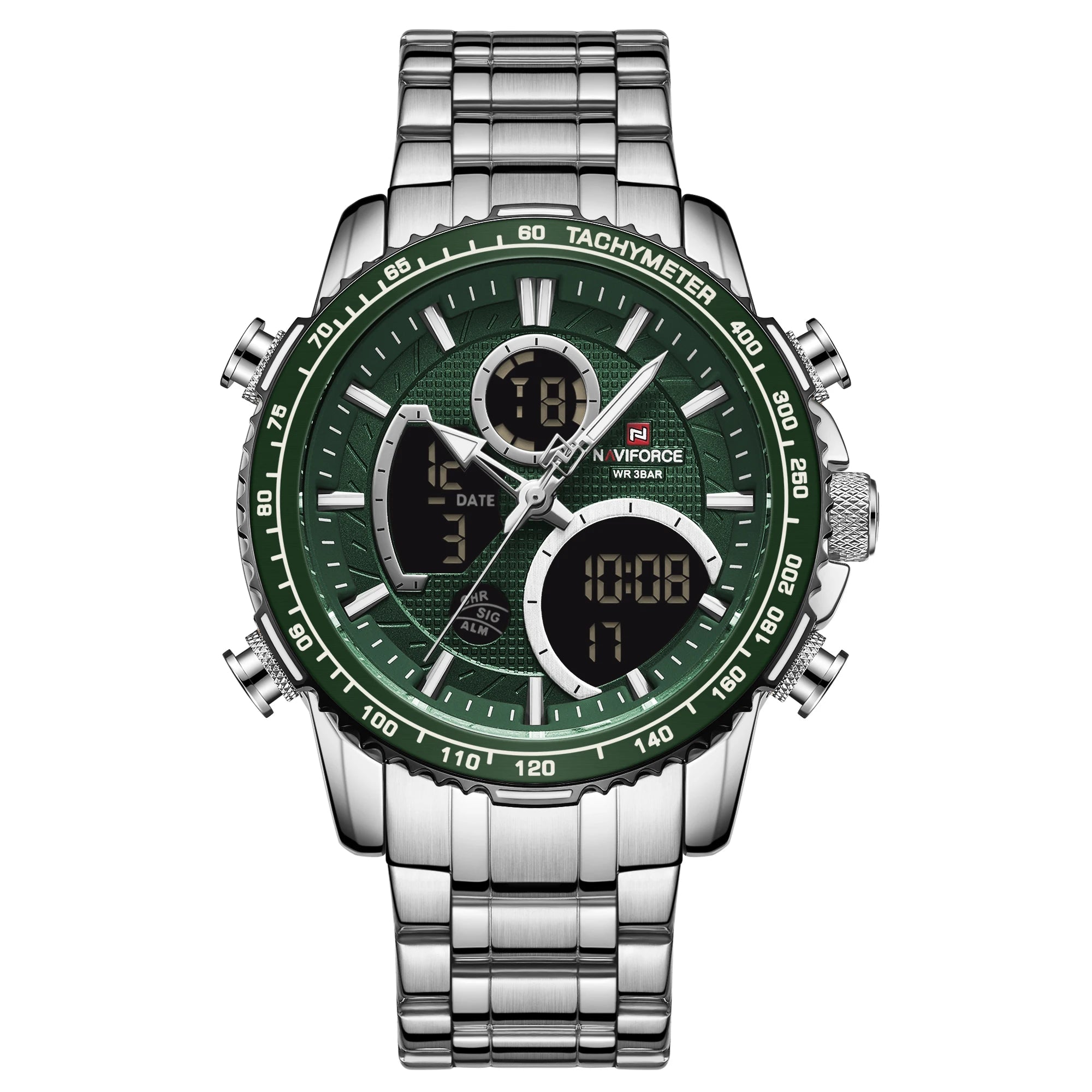 Relógio Masculino Naviforce Cronógrafo Luxo