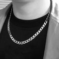 Colar Masculino Aço Inoxidável Elegante