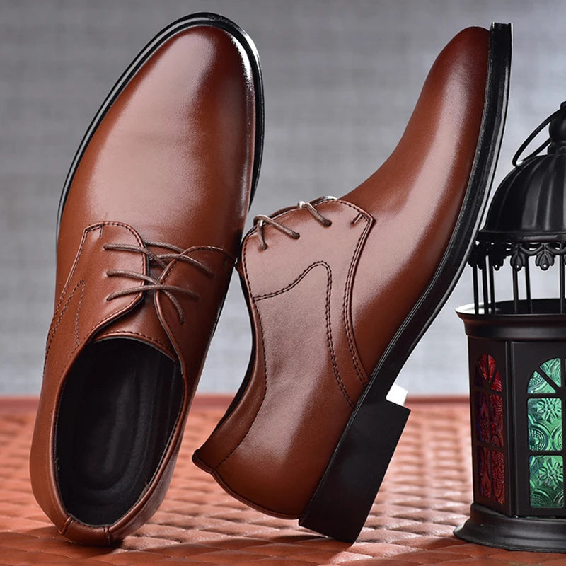 Sapato Casual Masculino Oxford Derby,Sapato Masculino Oxford-Loja Melanio