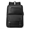 Mochila Masculina de Couro PU Elegante e Funcional