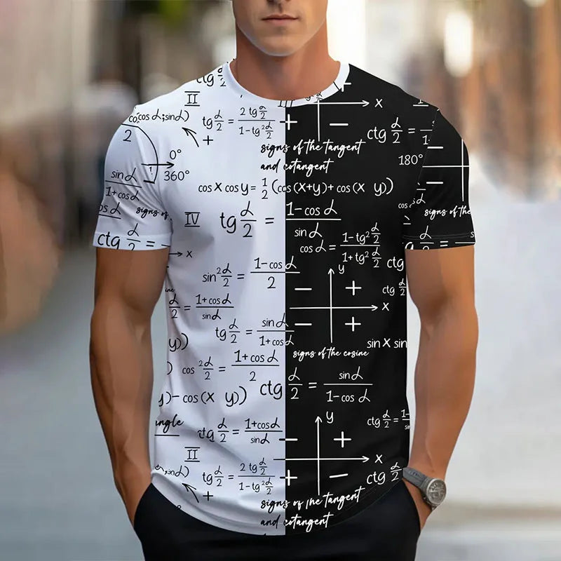 Camiseta Matemática 3D Verão