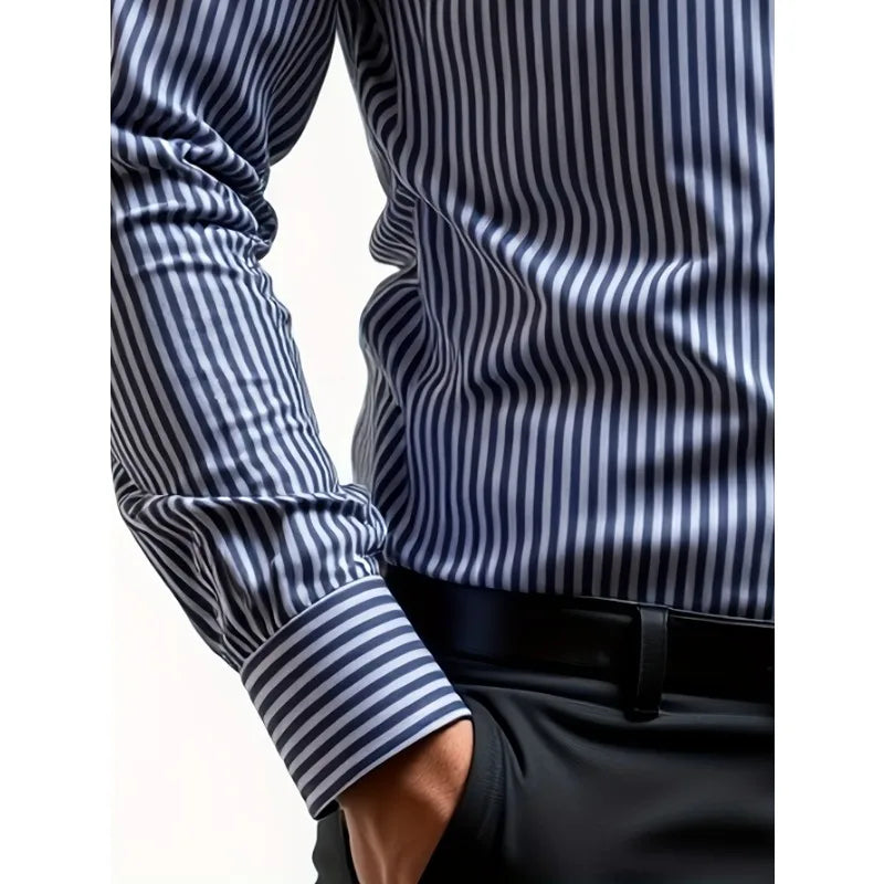 Camisa Listrada Masculina Inteligente