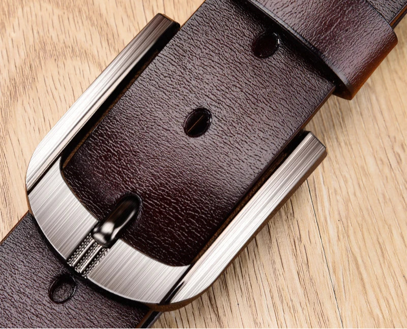 Cinto de Couro Masculino com Fivela Estilosa - Moda e Elegância