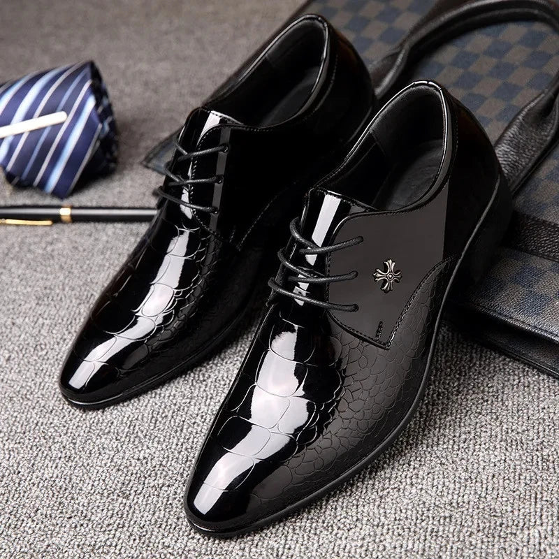 Sapato Social Oxford Masculino Preto,Sapato Pelica Masculino-Melanio