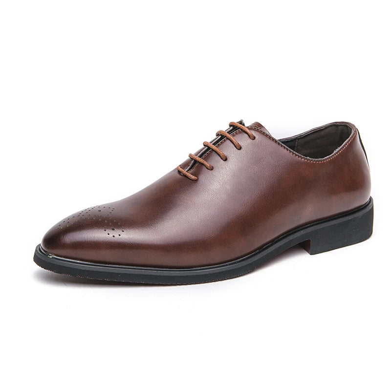 Sapato de Couro Masculino,Sapato Preto Masculino-Loja Melanio