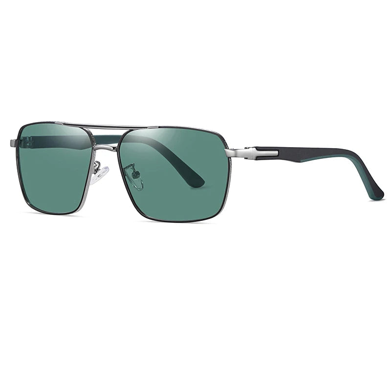 Óculos de Sol Masculino Polarizado UV400 com Armação de Metal